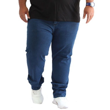 شلوار جین راسته سایز بزرگ کد محصول jeans lacarino8220